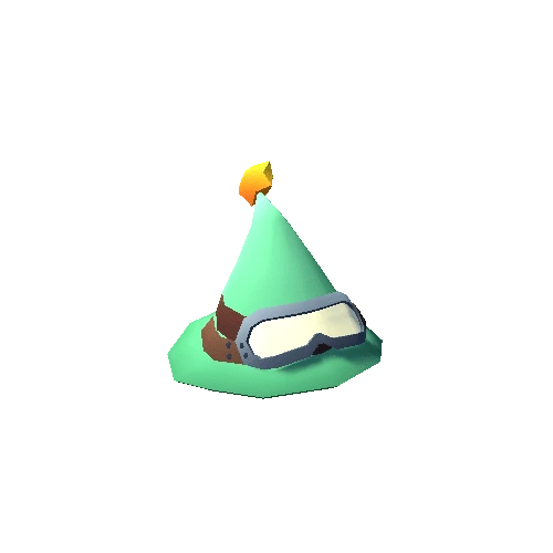 Wizard Hat 02 Green